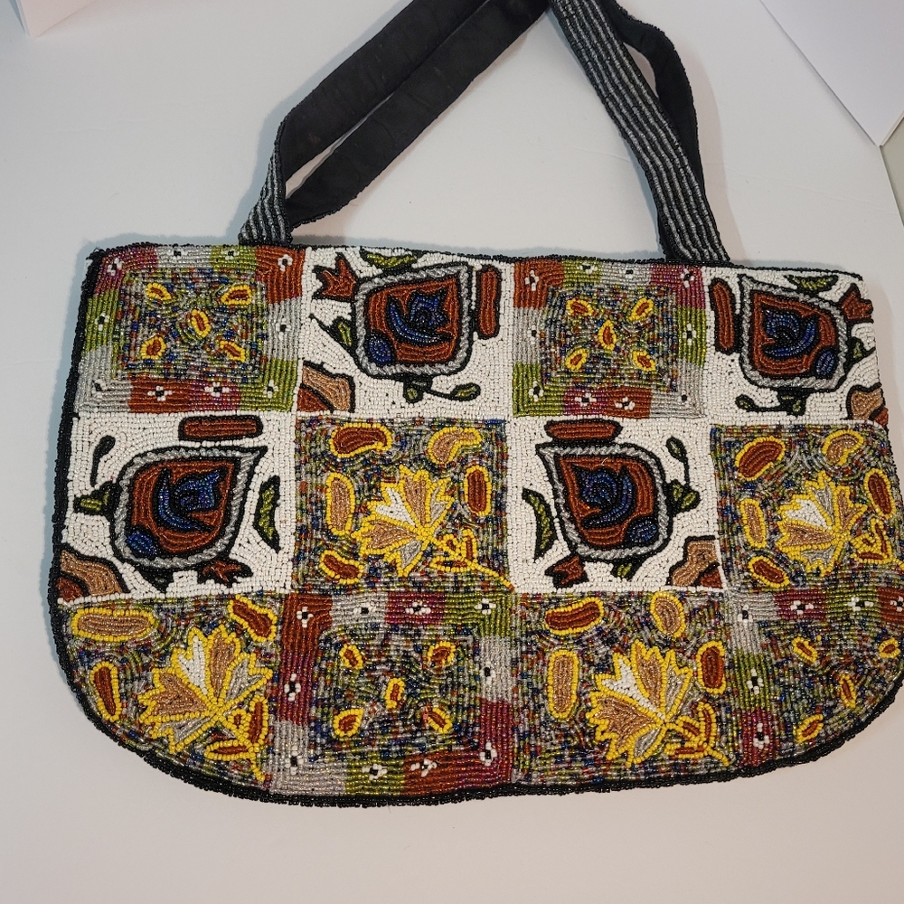 KC Malhan Beaded Purse